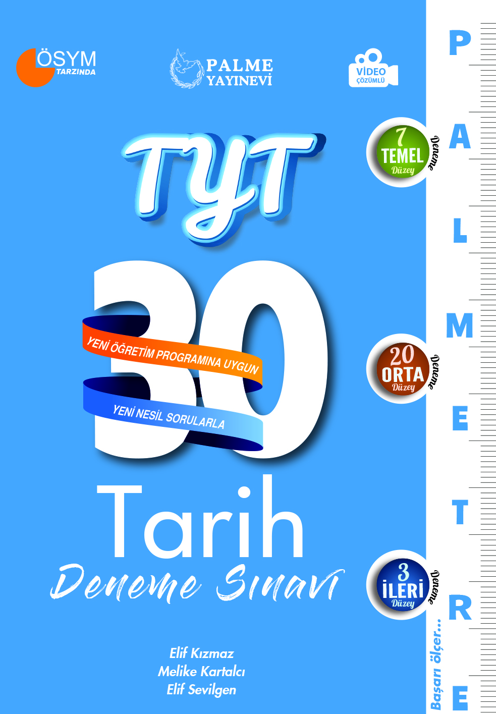 TYT Palmetre Tarih 30 Deneme Sınavı kapak görseli